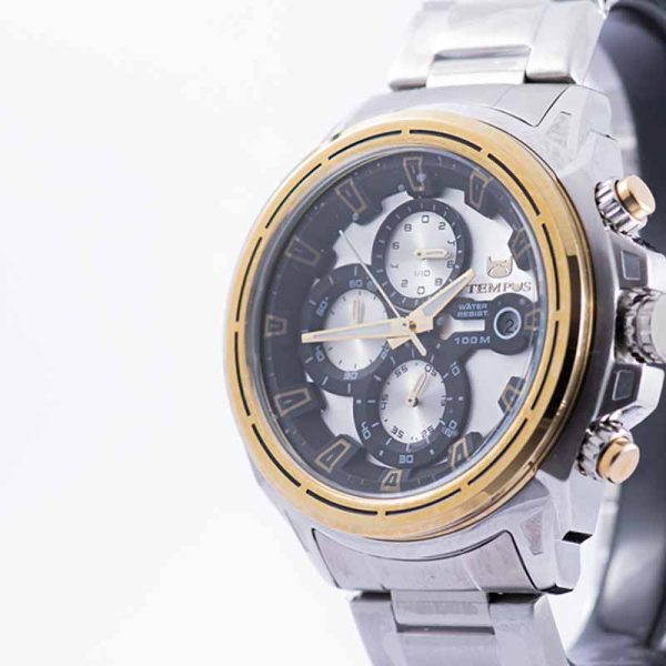 Reloj de hombre multifuncional plateado Tempus - Imagen 2