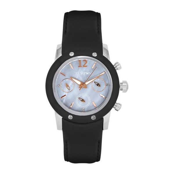 Reloj de mujer análogo y correa de cuero Tempus
