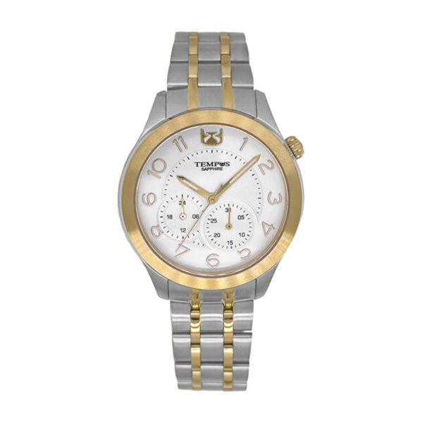 Reloj de mujer clásico y elegante cristal zafiro Tempus - SMT-240614-02 Reloj de Mujer. Diseño: Elegante Formal. Cristal: Zafiro. Pulso: Acero Caja: Stainless Steel. SKU: SMT-240614-02 Garantía: 1 Año. Tempus Watches.
